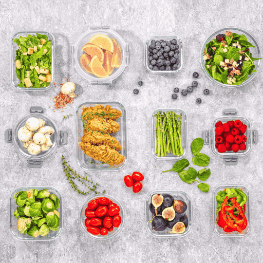 24-piece Superior Glass Food Storage Set