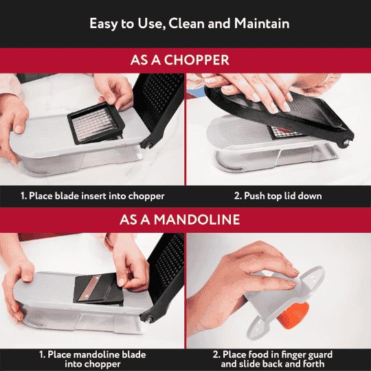 Vegetable Chopper & Mandoline Slicer