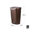 Umbra Brim Step On Trash Can