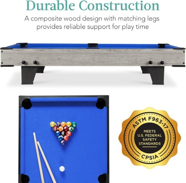 Best Choice Products Tabletop Billiard Table