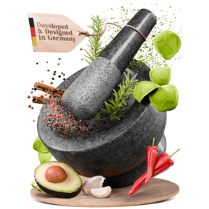 ChefSofi 1.5 Cup-Capacity Mortar and Pestle Set